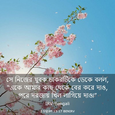 Picture 03 - 2 চমূৱেল 13:17 BENIRV - সে নিজের যুবক - Bible Verse Picture