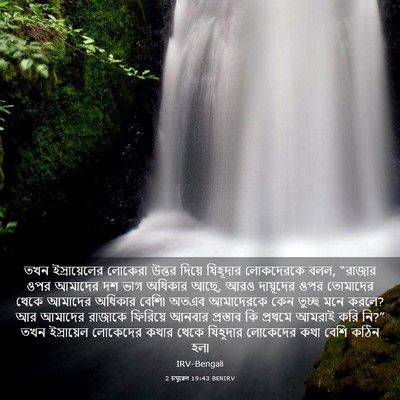 Picture 03 - 2 চমূৱেল 19:43 BENIRV - তখন ইস্রায়েলের - Bible Verse Picture