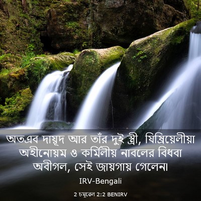 Picture 03 - 2 চমূৱেল 2:2 BENIRV - অতএব দায়ূদ আর - Bible Verse Picture