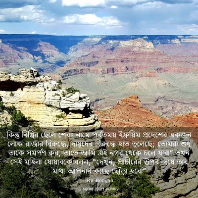 Picture 03 - 2 চমূৱেল 20:21 BENIRV - কিন্তু বিখ্রির - Bible Verse Picture