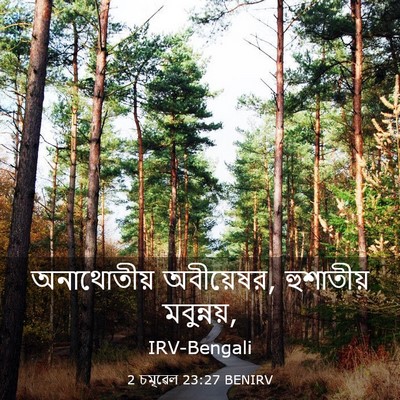 Picture 03 - 2 চমূৱেল 23:27 BENIRV - অনাথোতীয় - Bible Verse Picture