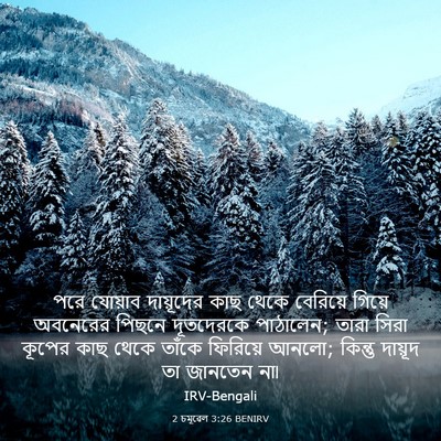 Picture 03 - 2 চমূৱেল 3:26 BENIRV - পরে যোয়াব - Bible Verse Picture