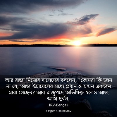 Picture 03 - 2 চমূৱেল 3:38 BENIRV - আর রাজা নিজের - Bible Verse Picture