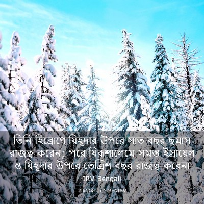 Picture 03 - 2 চমূৱেল 5:5 BENIRV - তিনি হিব্রোণে - Bible Verse Picture