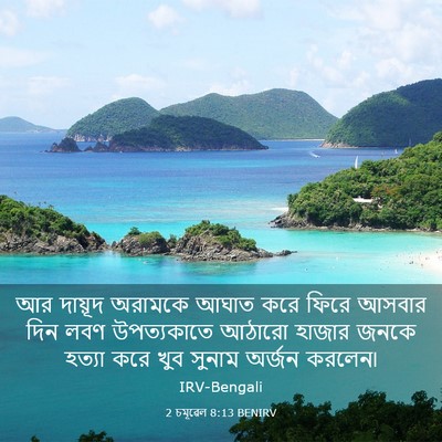 Picture 03 - 2 চমূৱেল 8:13 BENIRV - আর দায়ূদ অরামকে - Bible Verse Picture