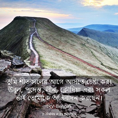 Picture 03 - 2 তীমথিয় 4:21 BENIRV - তুমি শীতকালের আগে - Bible Verse Picture