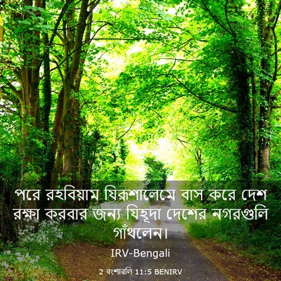 Picture 03 - 2 বংশাৱলি 11:5 BENIRV - পরে রহবিয়াম - Bible Verse Picture