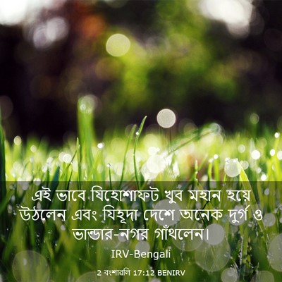 Picture 03 - 2 বংশাৱলি 17:12 BENIRV - এই ভাবে যিহোশাফট - Bible Verse Picture