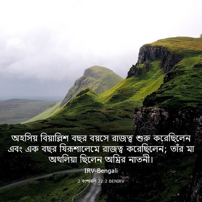 Picture 03 - 2 বংশাৱলি 22:2 BENIRV - অহসিয় বিয়াল্লিশ - Bible Verse Picture