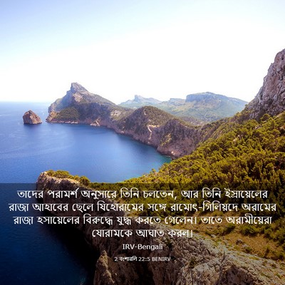 Picture 03 - 2 বংশাৱলি 22:5 BENIRV - তাদের পরামর্শ - Bible Verse Picture