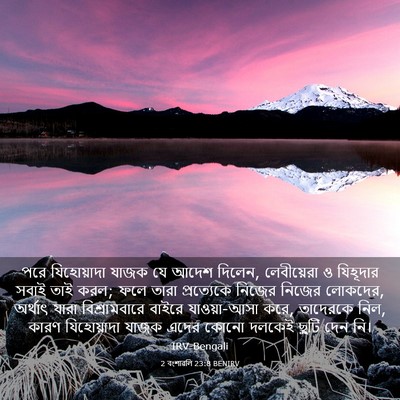 Picture 03 - 2 বংশাৱলি 23:8 BENIRV - পরে যিহোয়াদা - Bible Verse Picture