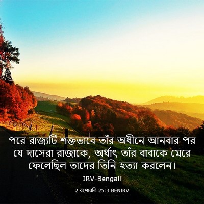 Picture 03 - 2 বংশাৱলি 25:3 BENIRV - পরে রাজ্যটি - Bible Verse Picture