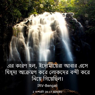 Picture 03 - 2 বংশাৱলি 28:17 BENIRV - এর কারণ হল, - Bible Verse Picture