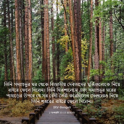 Picture 03 - 2 বংশাৱলি 33:15 BENIRV - তিনি সদাপ্রভুর ঘর - Bible Verse Picture