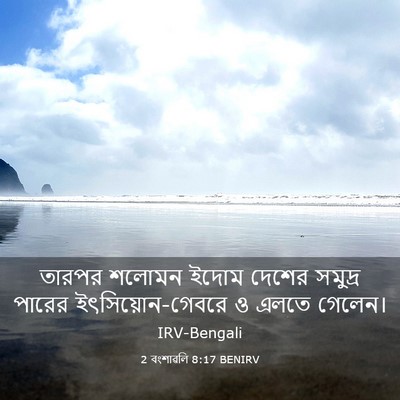 Picture 03 - 2 বংশাৱলি 8:17 BENIRV - তারপর শলোমন ইদোম - Bible Verse Picture