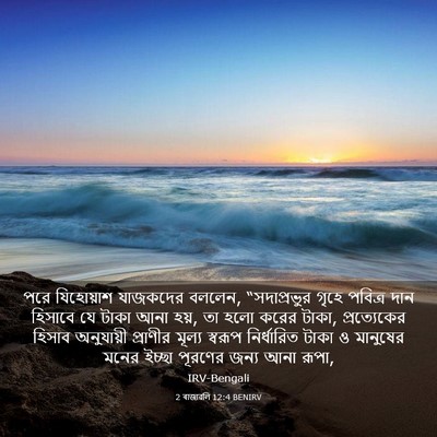 Picture 03 - 2 ৰাজাৱলি 12:4 BENIRV - পরে যিহোয়াশ - Bible Verse Picture