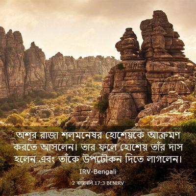 Picture 03 - 2 ৰাজাৱলি 17:3 BENIRV - অশূর রাজা - Bible Verse Picture