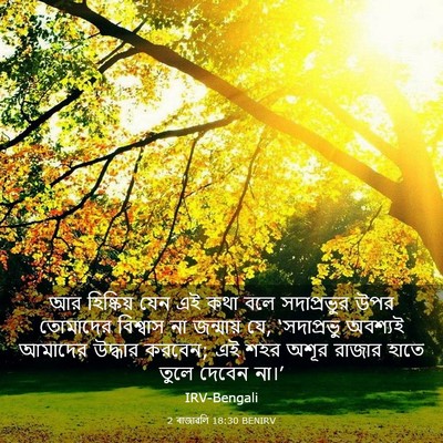 Picture 03 - 2 ৰাজাৱলি 18:30 BENIRV - আর হিষ্কিয় যেন এই - Bible Verse Picture