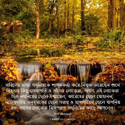 Picture 03 - 2 ৰাজাৱলি 25:23 BENIRV - বাবিলের রাজা - Bible Verse Picture