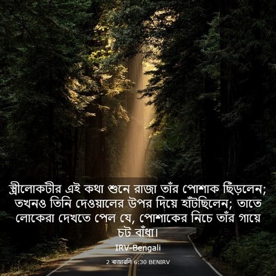 Picture 03 - 2 ৰাজাৱলি 6:30 BENIRV - স্ত্রীলোকটীর এই - Bible Verse Picture