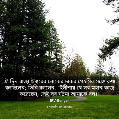 Picture 03 - 2 ৰাজাৱলি 8:4 BENIRV - ঐ দিন রাজা ঈশ্বরের - Bible Verse Picture