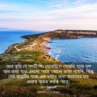 Picture 03 - पপ্রত্যাদেশ 17:12 BENIRV - আর তুমি যে দশটি শিং - Bible Verse Picture