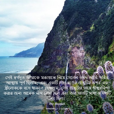 Picture 03 - पপ্রত্যাদেশ 17:3 BENIRV - সেই স্বর্গদূত - Bible Verse Picture