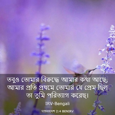 Picture 03 - पপ্রত্যাদেশ 2:4 BENIRV - তবুও তোমার - Bible Verse Picture