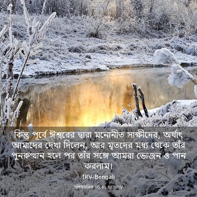 Picture 03 - पশিষ্যচরিত 10:41 BENIRV - কিন্তু পূর্বে - Bible Verse Picture