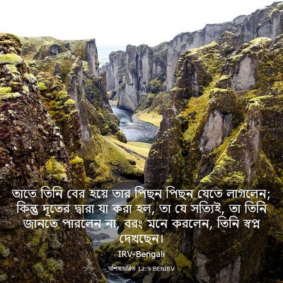 Picture 03 - पশিষ্যচরিত 12:9 BENIRV - তাতে তিনি বের হয়ে - Bible Verse Picture