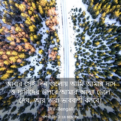 Picture 03 - पশিষ্যচরিত 2:18 BENIRV - আবার সেই দিন - Bible Verse Picture
