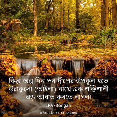 Picture 03 - पশিষ্যচরিত 27:14 BENIRV - কিন্তু অল্প দিন পর - Bible Verse Picture