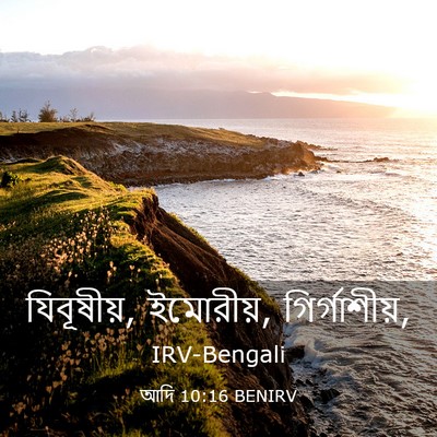 Picture 03 - আদি 10:16 BENIRV - যিবূষীয়, ইমোরীয়, - Bible Verse Picture