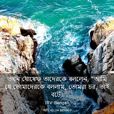 Picture 03 - আদি 42:14 BENIRV - তখন যোষেফ তাদেরকে - Bible Verse Picture