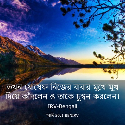Picture 03 - আদি 50:1 BENIRV - তখন যোষেফ নিজের - Bible Verse Picture