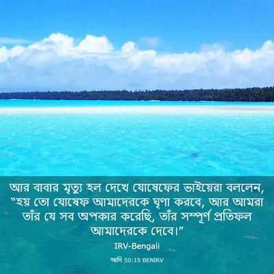 Picture 03 - আদি 50:15 BENIRV - আর বাবার মৃত্যু হল - Bible Verse Picture