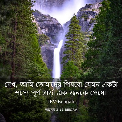 Picture 03 - আমোচ 2:13 BENIRV - দেখ, আমি তোমাদের - Bible Verse Picture
