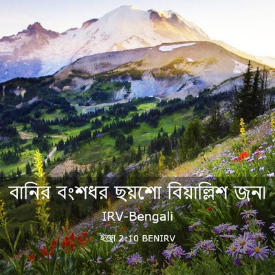 Picture 03 - ইজ্ৰা 2:10 BENIRV - বানির বংশধর ছয়শো - Bible Verse Picture