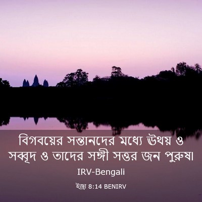 Picture 03 - ইজ্ৰা 8:14 BENIRV - বিগবয়ের - Bible Verse Picture