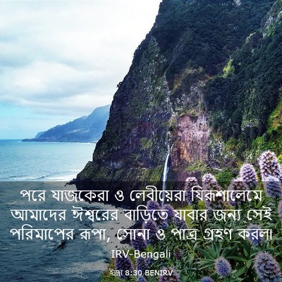 Picture 03 - ইজ্ৰা 8:30 BENIRV - পরে যাজকেরা ও - Bible Verse Picture