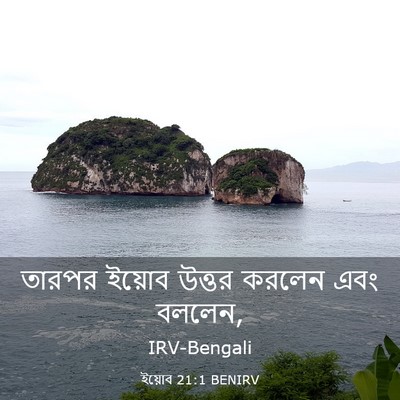 Picture 03 - ইয়োব 21:1 BENIRV - তারপর ইয়োব উত্তর - Bible Verse Picture