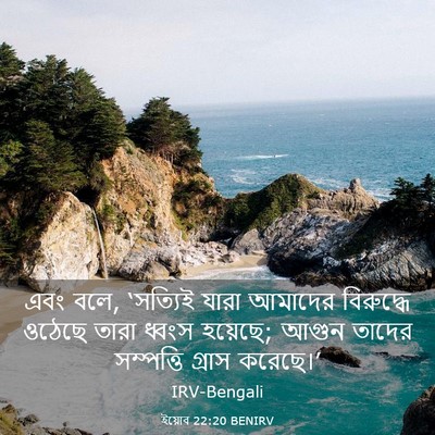 Picture 03 - ইয়োব 22:20 BENIRV - এবং বলে, ‘সত্যিই - Bible Verse Picture