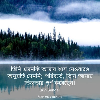 Picture 03 - ইয়োব 9:18 BENIRV - তিনি এমনকি আমায় - Bible Verse Picture