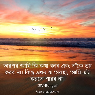 Picture 03 - ইয়োব 9:35 BENIRV - তারপর আমি কি কথা - Bible Verse Picture