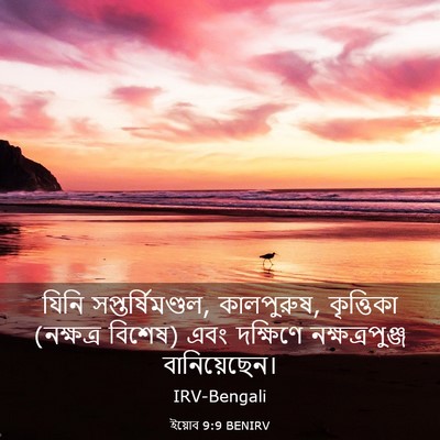 Picture 03 - ইয়োব 9:9 BENIRV - যিনি - Bible Verse Picture