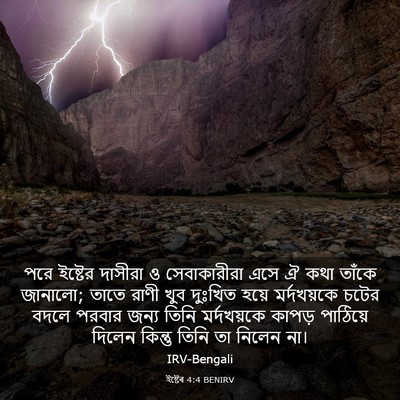 Picture 03 - ইষ্টেৰ 4:4 BENIRV - পরে ইষ্টের দাসীরা - Bible Verse Picture