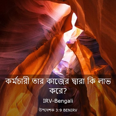 Picture 03 - উপদেশক 3:9 BENIRV - কর্মচারী তার - Bible Verse Picture