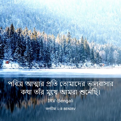 Picture 03 - কলচীয়া 1:8 BENIRV - পবিত্র আত্মার - Bible Verse Picture