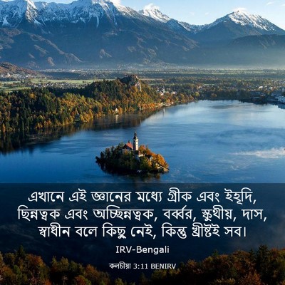 Picture 03 - কলচীয়া 3:11 BENIRV - এখানে এই জ্ঞানের - Bible Verse Picture