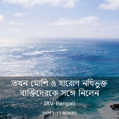 Picture 03 - গননা 1:17 BENIRV - তখন মোশি ও হারোণ - Bible Verse Picture